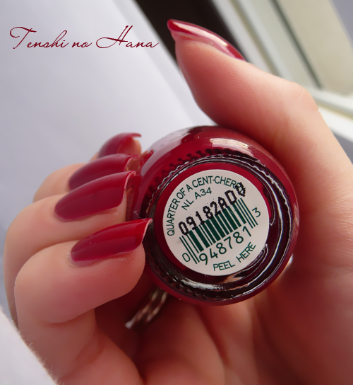 OPI quarter of a cent cherry 5