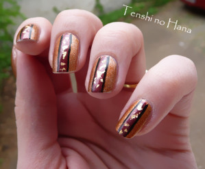 bande orly glam rock foil doré 1