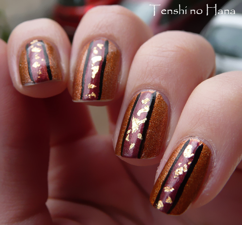 bande orly glam rock foil doré 4