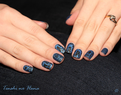 Black shatter sur bleu kiko 01