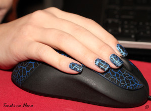 Black shatter sur bleu kiko 02