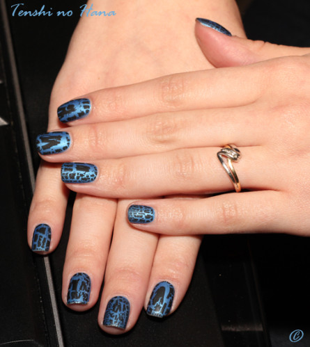 Black shatter sur bleu kiko 04