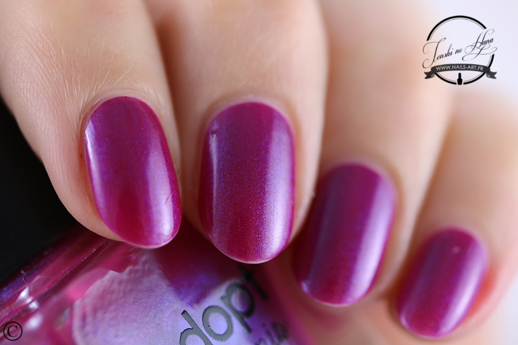 Vernis à Ongles SOTHYS N°313 Fuchsia Fauve - Effet Brillant, Rouge - Neuf